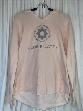 Club Pilates Light Pink Pullover Sweatshirt